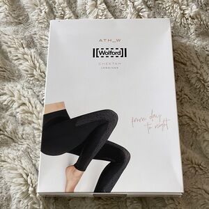 Wolford Ath_W Cheetah Leggings NWT